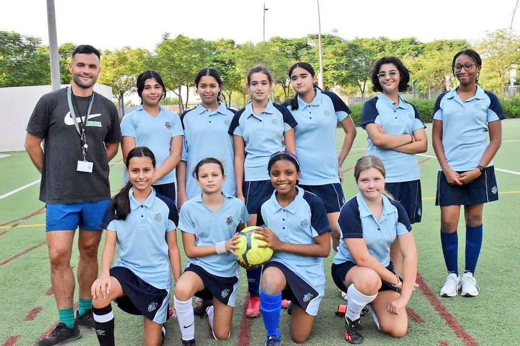 NLCSDubai's tweet photo. The Under 13 Girls football team had a thrilling first game against Deira International School which ended with a high scoring defeat 6-5.
Well done to everyone involved!
#NLCSDubai #TeamNLCS #girlsfootball #dubaischools https://t.co/1r0g1WU8B4