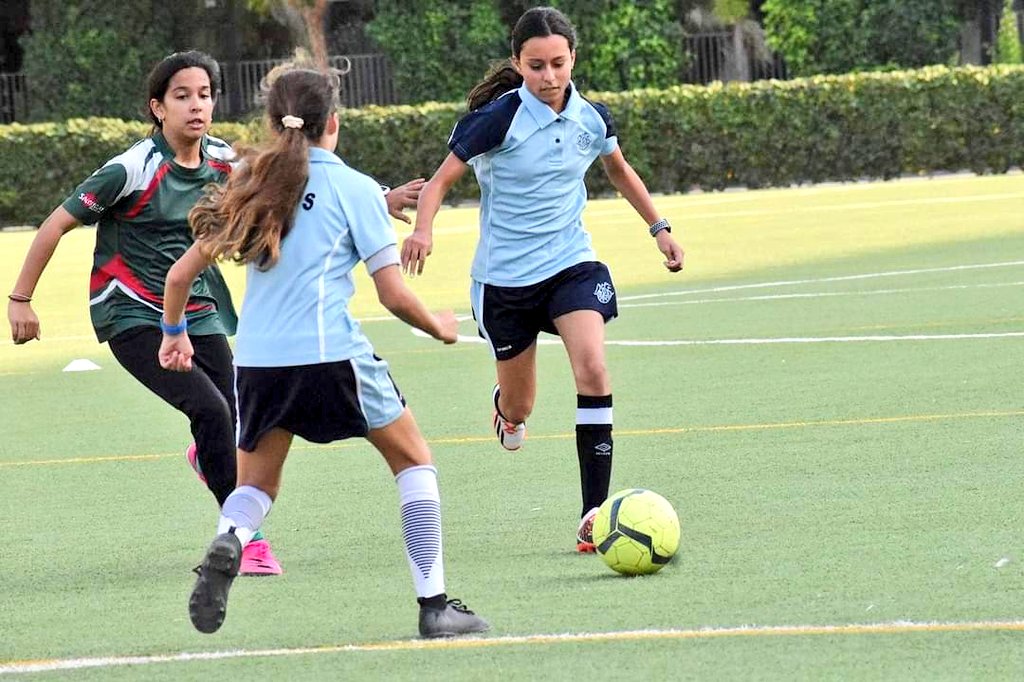 NLCSDubai's tweet photo. The Under 13 Girls football team had a thrilling first game against Deira International School which ended with a high scoring defeat 6-5.
Well done to everyone involved!
#NLCSDubai #TeamNLCS #girlsfootball #dubaischools https://t.co/1r0g1WU8B4