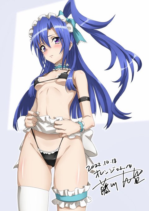 Commission_風鳴翼_ビキニメイド 