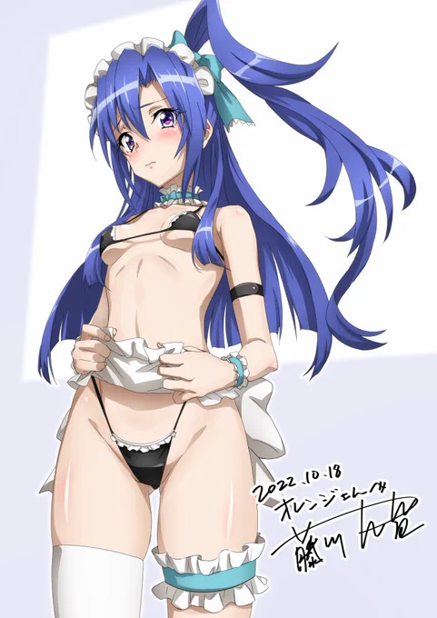 Commission_風鳴翼_ビキニメイド 