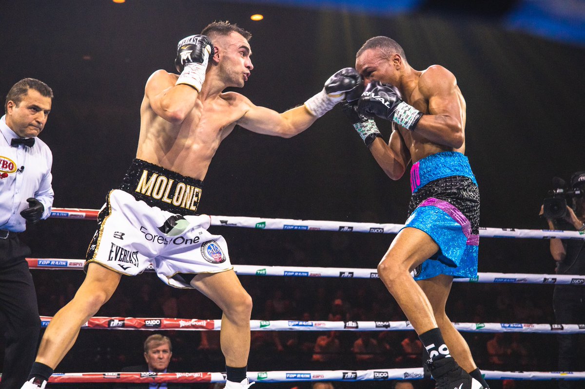 Andrew Moloney marched closer to another world title challenge with a dominant win over Norbelto Jiminez on the Haney v Kambosos undercard in Melbourne.
.
.
.
#boxing #themonster #moloneybrothers #haneykambosos2
