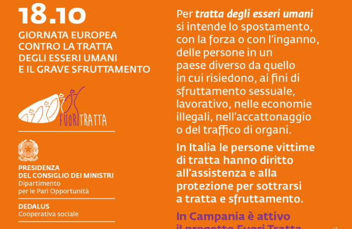 XVI Giornata Europea contro la Tratta degli esseri umani del 18 ottobre 2022: tante iniziative nei Comuni #ANCICAMPANIA #eventi #sensibilizzazione #GiornataEuropea #liberailtuosogno #18ottobre #ProgettoFuoriTratta <a href="/AnciCampania/">AnciCampania</a>   ancicampania.it/xvi-giornata-e…