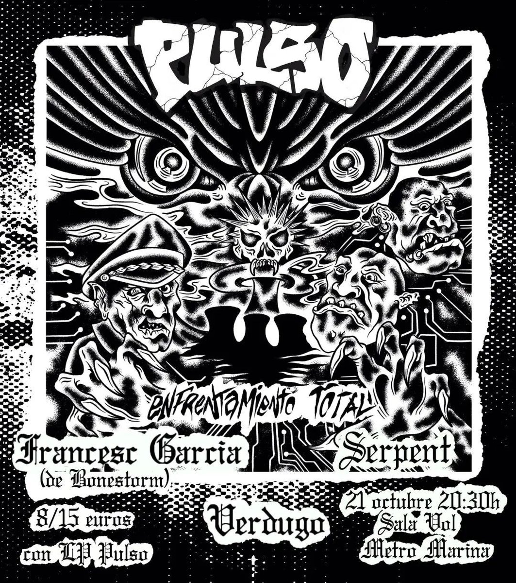 ckudbcn's tweet photo. Este viernes en Barcelona. En la @salavol 

Repost!

#pulsobcnhc #verdugo #serpent #francescgarcia https://t.co/W73TVCGfUf