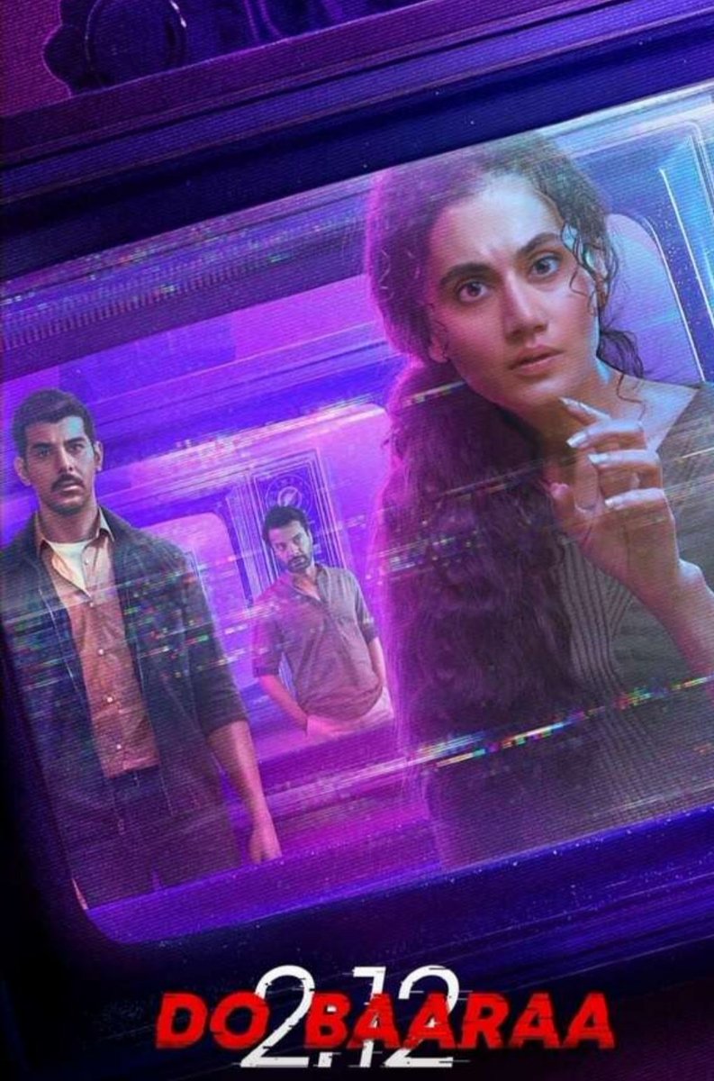 #Dobaaraa (2022 - Hindi - Netflix) 

Time travel based mystery thriller. 

The first 2/3rds of the film was so good👌but the final act could have been better. 

DECENT-GOOD👍⭐7/10