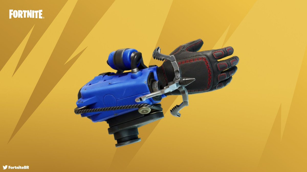 FortniteBR's tweet photo. The Grapple Glove has been vaulted. #Fortnite https://t.co/es4CAzqmWu