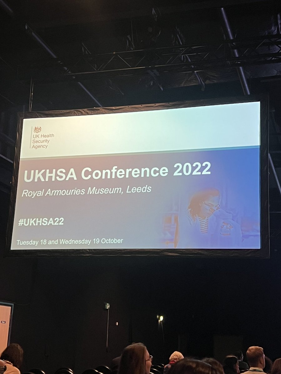 Attending the national UKHSA Conference 2022 - excited to hear all the speakers and latest PH research.