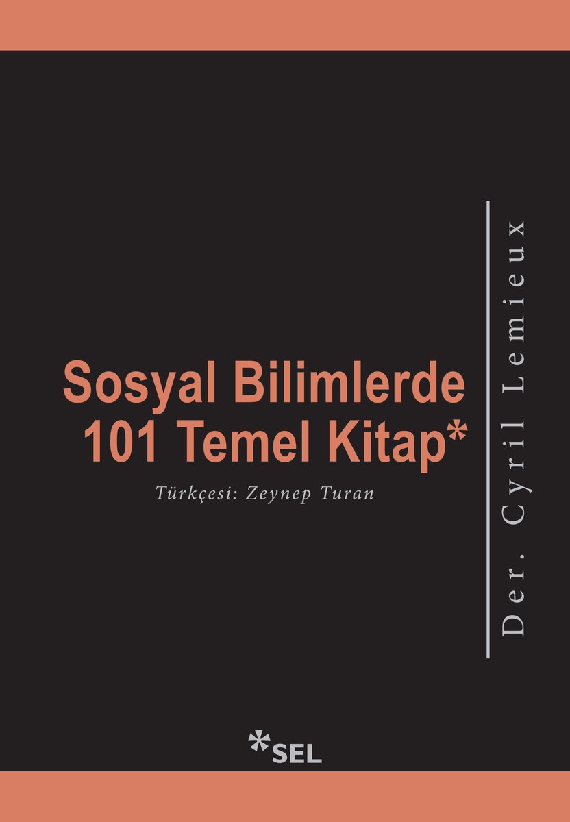 Bu kitap, sosyal bilimlerle ilgilenen herkesin kitaplığında bulunmalı. Kitap, 2. Dünya Savaşı’ndan bu yana sosyal bilimlerin gelişimine yıl yıl damga vurmuş 101 kitabın bir yeniden okumasını sunuyor. Derleyen: Cyril Lemieux Çev. Zeynep Turan @selyayincilik bit.ly/3Tx4fCa