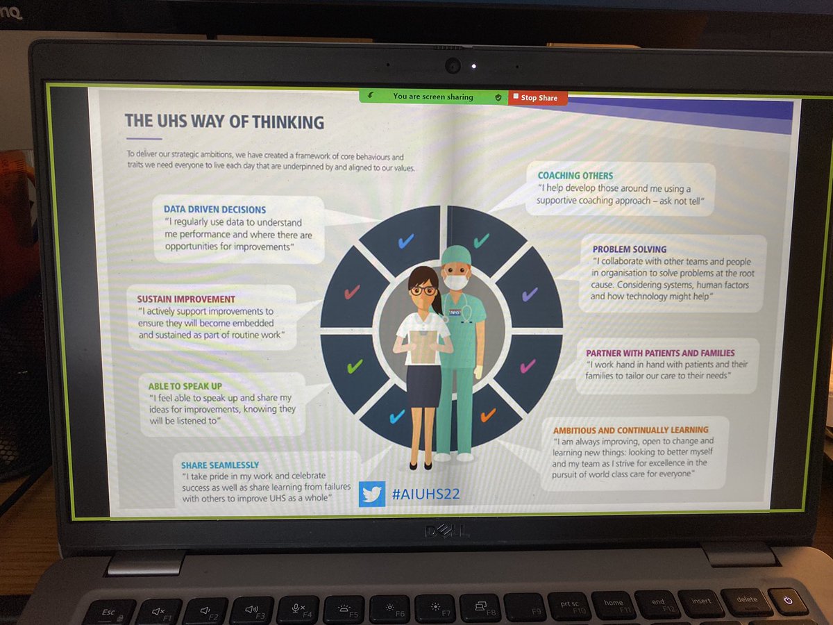 Really excited to join many colleagues from across the organisation for our Always Improving conference. Can’t wait to hear about the amazing improvements our staff have made - let’s do things the UHS way #AIUHS22