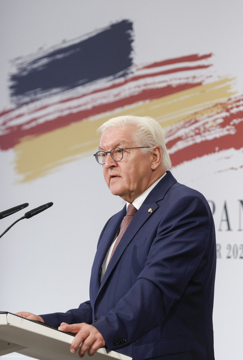 Bundespräsident Frank-Walter Steinmeier während seiner Eröffnungsrede  #DSF2022
📸 Photo: Tobias Koch
