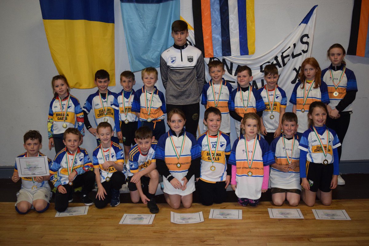 brosnagaels's tweet photo. 1/2.Saturday morning brought the curtain down on what was a massive year for underage hurling in Brosna Gaels. Our nursery/u7/u9/u11 players were presented with medals and certificates from local hero Donal Shirley. https://t.co/gPHMtasVPS