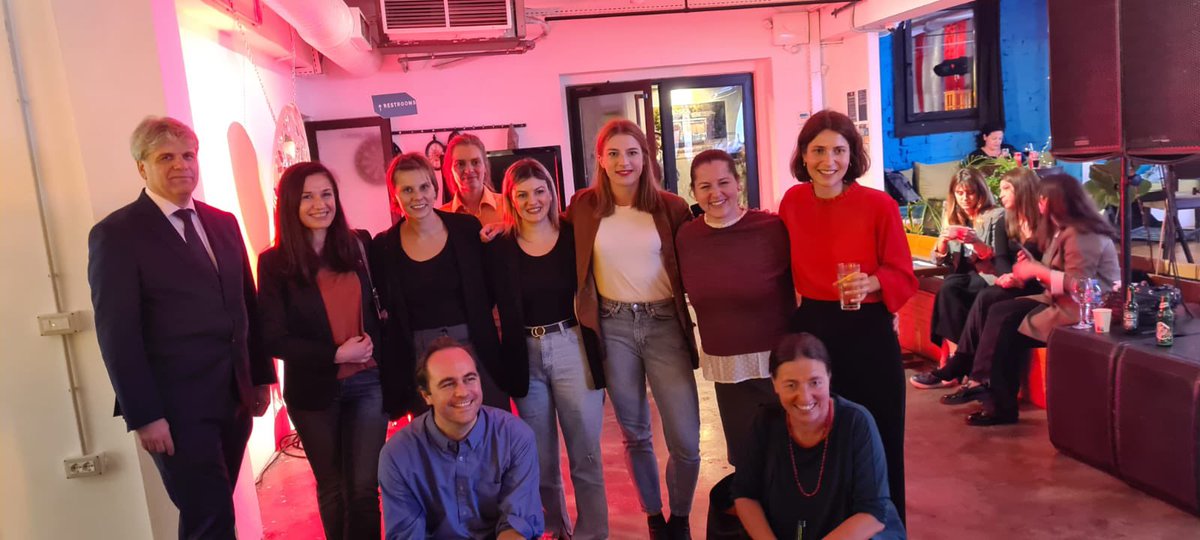 steinerbalkans's tweet photo. A great start of🇦🇹 #AustrianWeek together with 🇦🇱Minister of Culture @ElvaMargariti yesterday at @Tullaculture with KIOSKs 📷 exhibition by Robert Pichler, Indie-Rock by Viech and an 🇦🇱 🇦🇹 set by DJ Amer! 23 🇦🇹events this week in #Tirana #Shkodra and other 🇦🇱cities. https://t.co/mMjfsqULRX