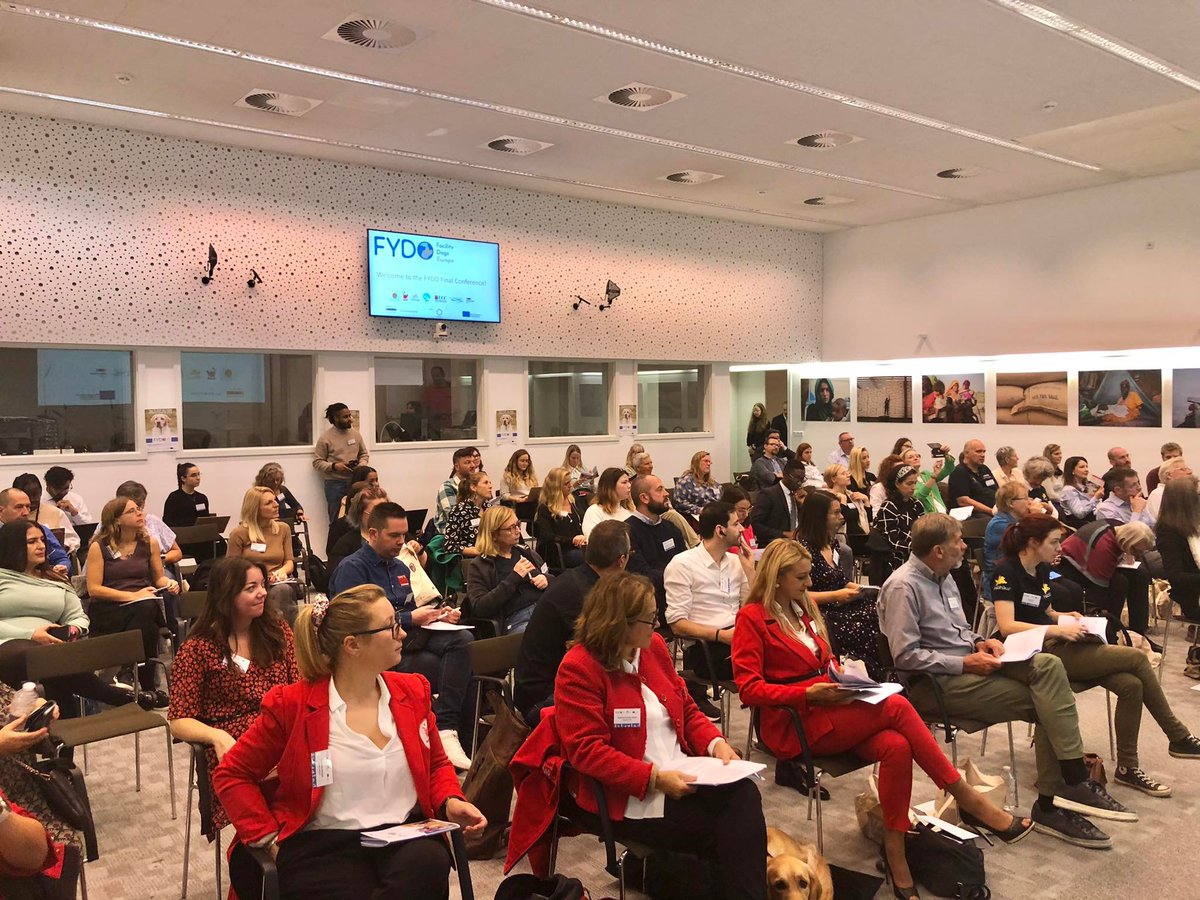 VictimSupportEU's tweet photo. 🦮☀️🇪🇺 The #FacilityDogsEurope Final Conference has officially started and we couldn’t be more excited to see all the participants, the dogs and their handlers, today at the @CZECHIAinEU.
#SafeJusticeForVictims #EUVictimsRights https://t.co/nlmb78ub1q
