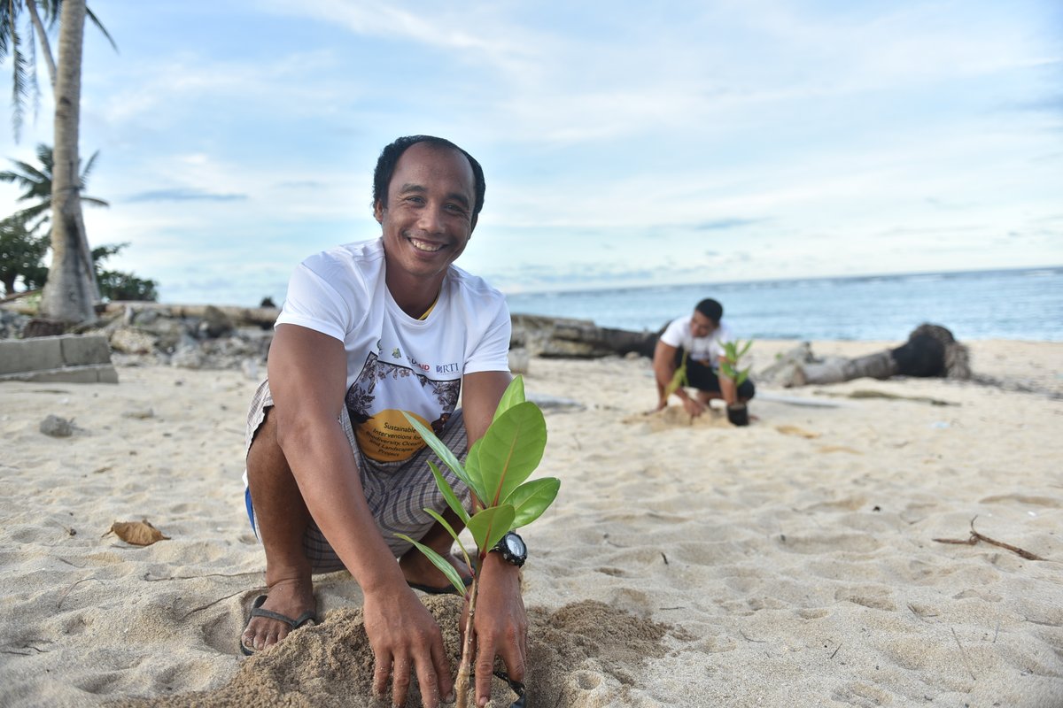 USAID & DOLE, mobilized a program that employed 288 beneficiaries in Siargao to collect seedlings/wildings of native & fruit trees, & mangrove. More than 10,000 seedlings have been collected w/c the beneficiaries will turn over to USAID & LGUs for planting in reforestation areas.