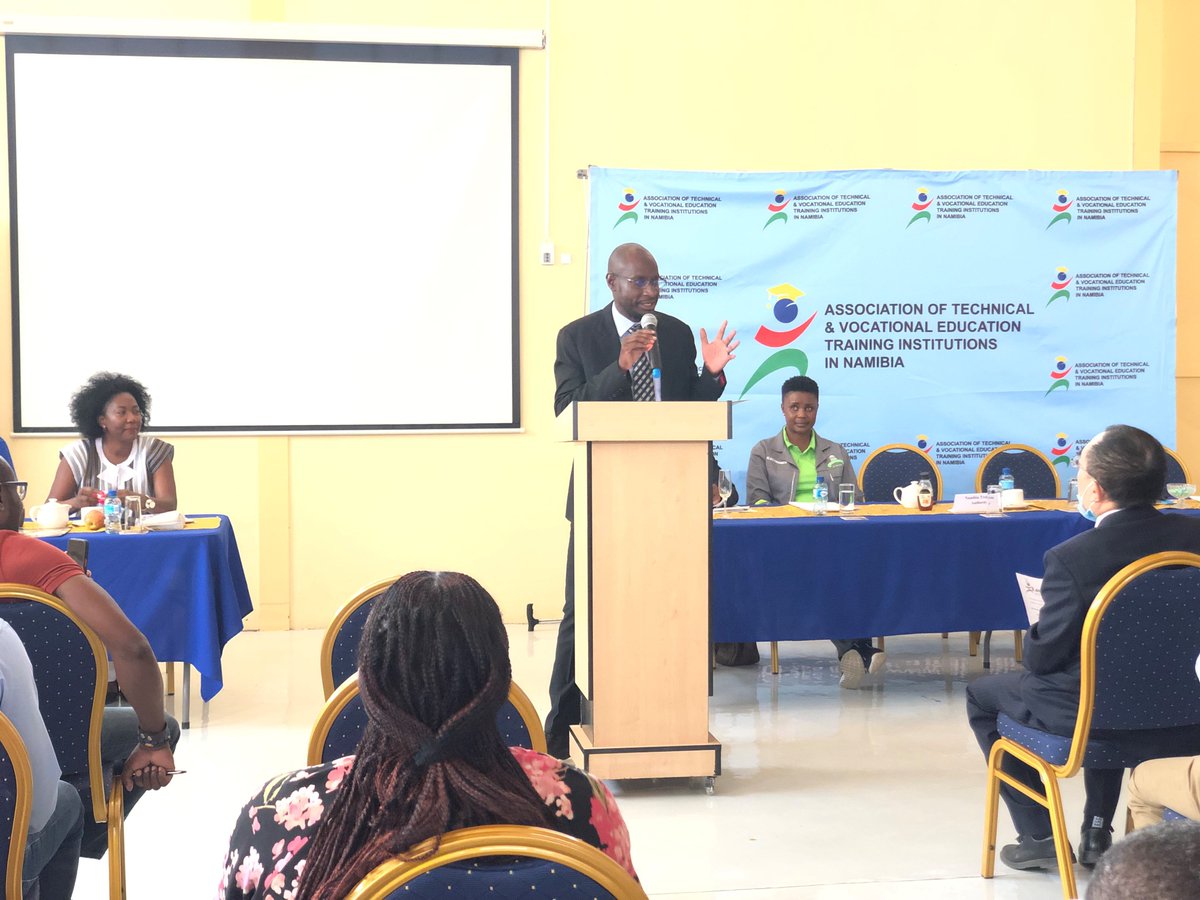GANNamibia's tweet photo. Join us in congratulating The Association of the Technical and Vocational Education and Training Institutions in Namibia on their launch on 15 October 2022.

The association will provide much needed access to quality equitable training in the TVET sector. https://t.co/iWBX6vu5OR