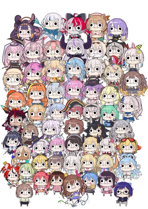 これまでブチ切れホロライブを応援していただいてありがとうございました暖かいリプやホロメンの方々にサムネ使用していただいたりなど最後まで楽しく描くことができました。本当にありがとうございます。これからもたくさん、いいねっと思っていただける作品を作っていこうと思います #ホロライブ 