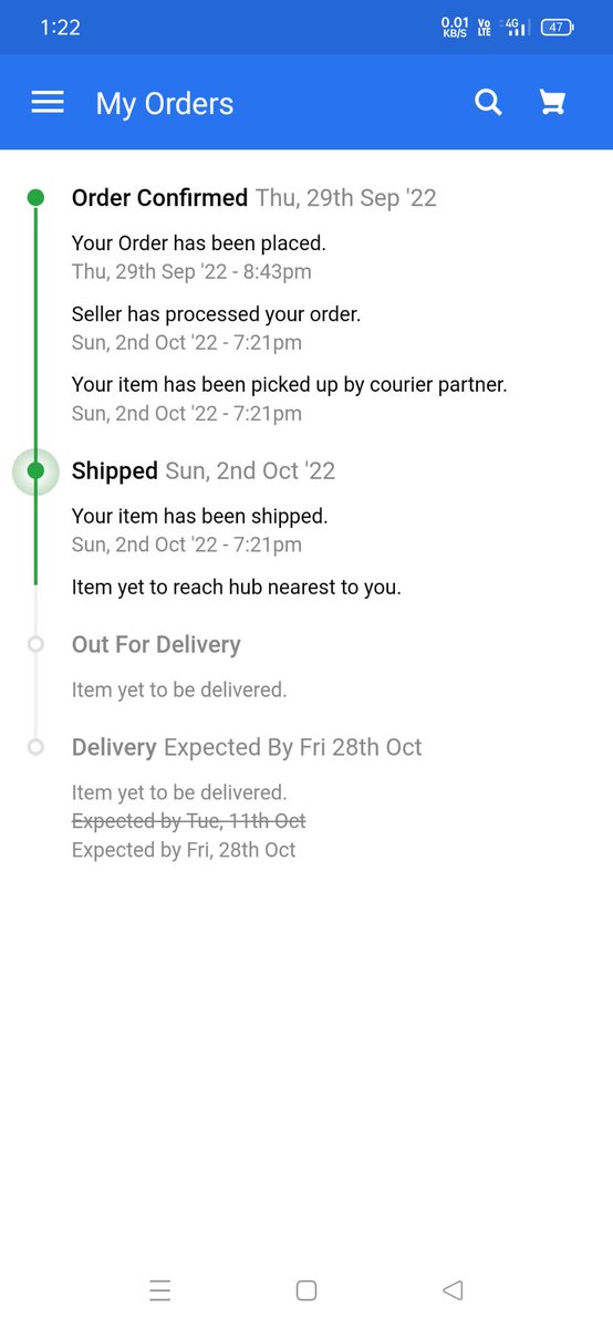 tony_macwan's tweet photo. I ordered sofa set from #Flipkart on 29th Sep still they couldn't deliver product and extending delivery time. Even couldn't allow to cancel this order.@Flipkart #FlipkartDoglaHai #flipkartscam #FlipkartChorHai @indiatvnews  @flipkartsupport https://t.co/sW69CQcODw