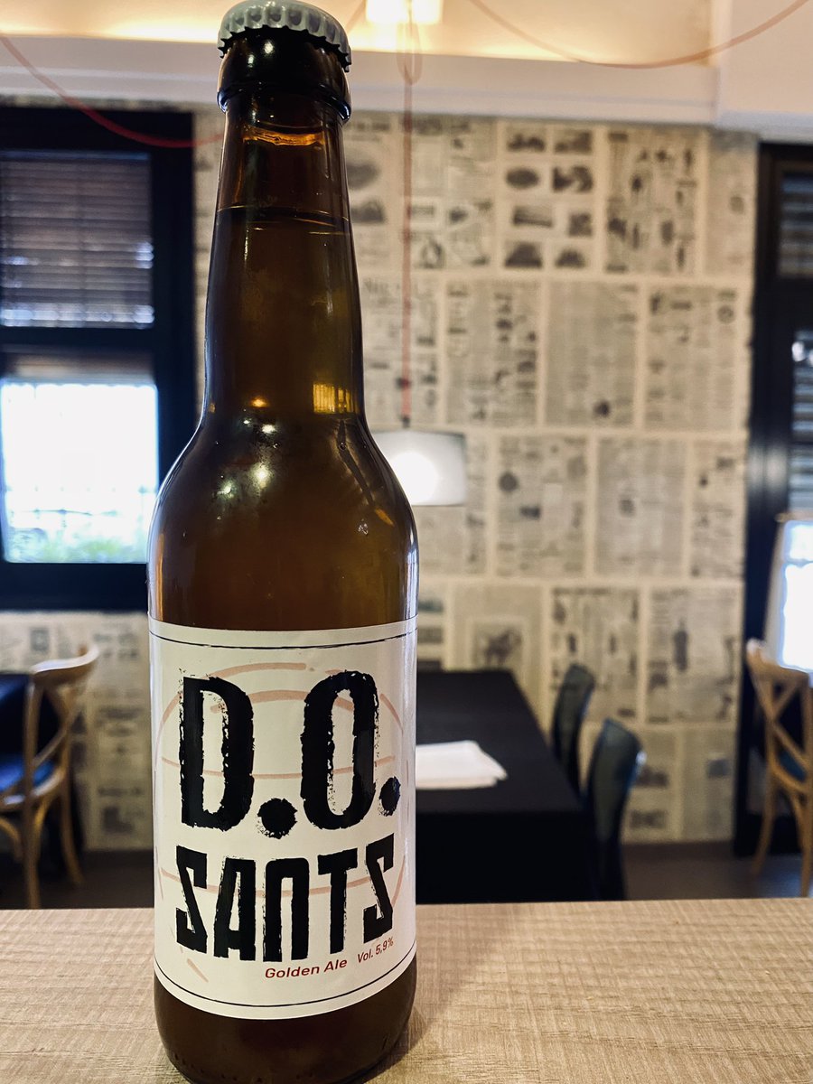 DO_sants's tweet photo. 🍻 La Cervesa D.O. Sants ha estat creada i és gestionada pels associats de la D.O. Sants i només es pot trobar als seus establiments. #DOSants https://t.co/ZOpHOovolU