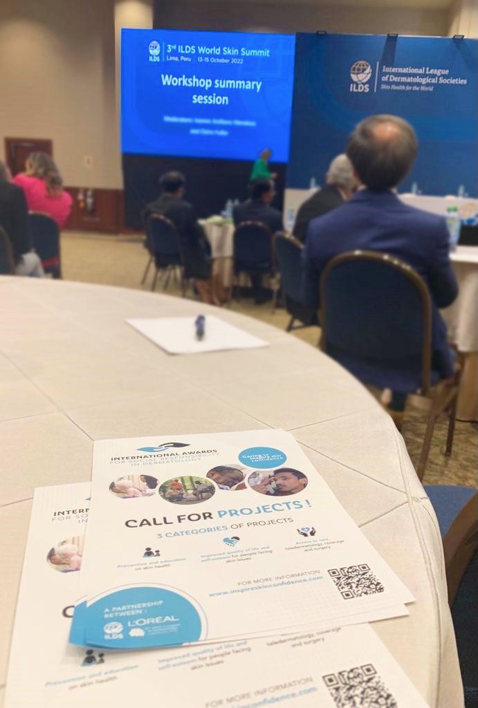 InspireSkinConf's tweet photo. Last week we had the pleasure to participate in the 3rd @ILDSDerm #WorldSkinSummit in Lima, Peru.
We come home with lots of news ideas and full of inspiration on how to improve #SkinHealth all around the world.
Want to know more about our actions ? https://t.co/yEWjrNXTCf ! https://t.co/icojiTfuIJ