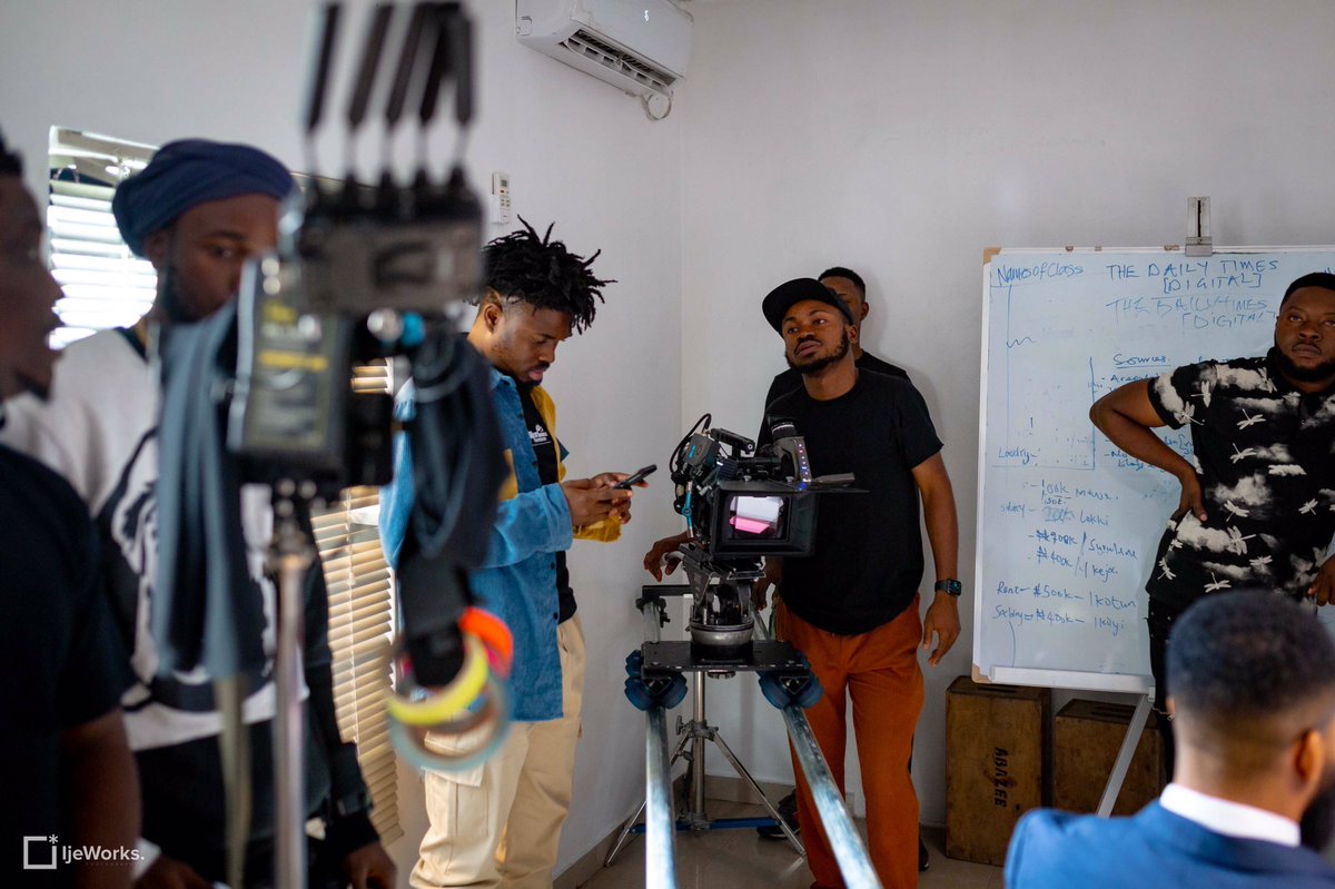 ijeworks's tweet photo. A lot of work goes into the beautiful and colourful TVC’s we see.

Here are some behind the scenes for @QuidaxAfrica television commercials 

#ijeworks #tvc #Quidax #bts #btsshoot https://t.co/k7oY5PTnrj