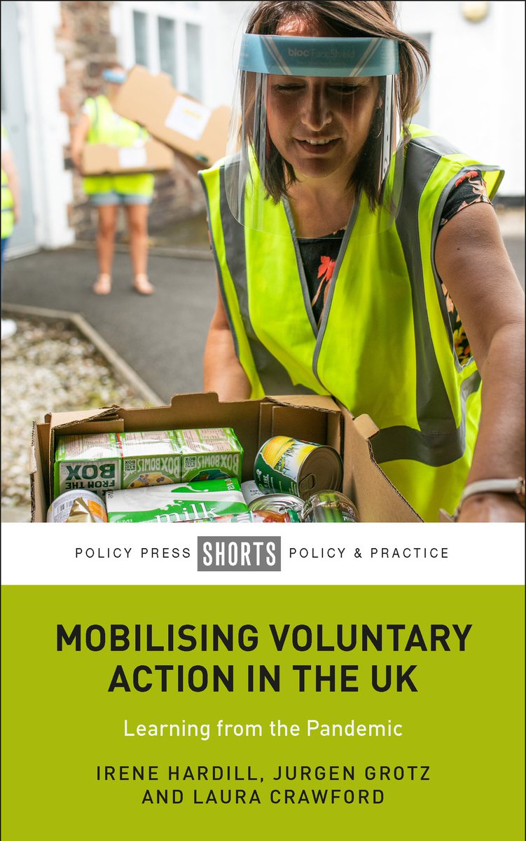 Exciting news! Our book Mobilising Voluntary Action in the UK: learning from the pandemic is available open access from @policypress bit.ly/3MTXVTz