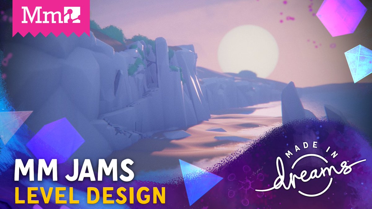 In celebration of #Blocktober, today's Mm Jams livestream will be with some of our Level Design team! 🎮

Join @Peter__Field <a href="/MMojsiejuk/">🥀 Maggie</a> @mbergs LIVE on Twitch at 5PM BST! ✨

📺 Tune in at: twitch.tv/media_molecule

#MadeInDreams