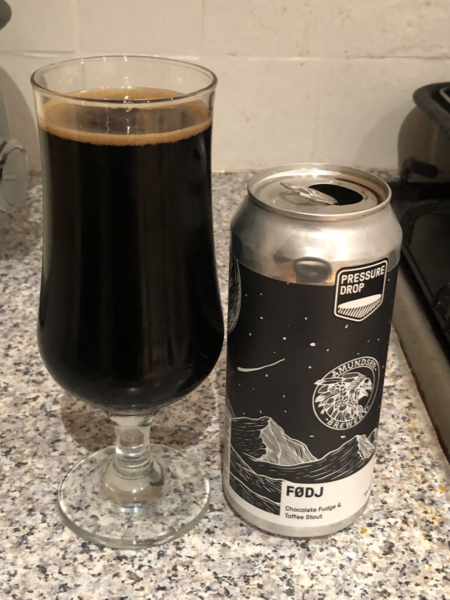 craftwo04350732's tweet photo. From last night, @PressureDropBrw @amundsenbrewery #collab 10% #fodj #chocolate #fudge #toffee #stout ,lovely and rich thourghly enjoyable #craftale #supportlocal https://t.co/EEF5XuBBfO