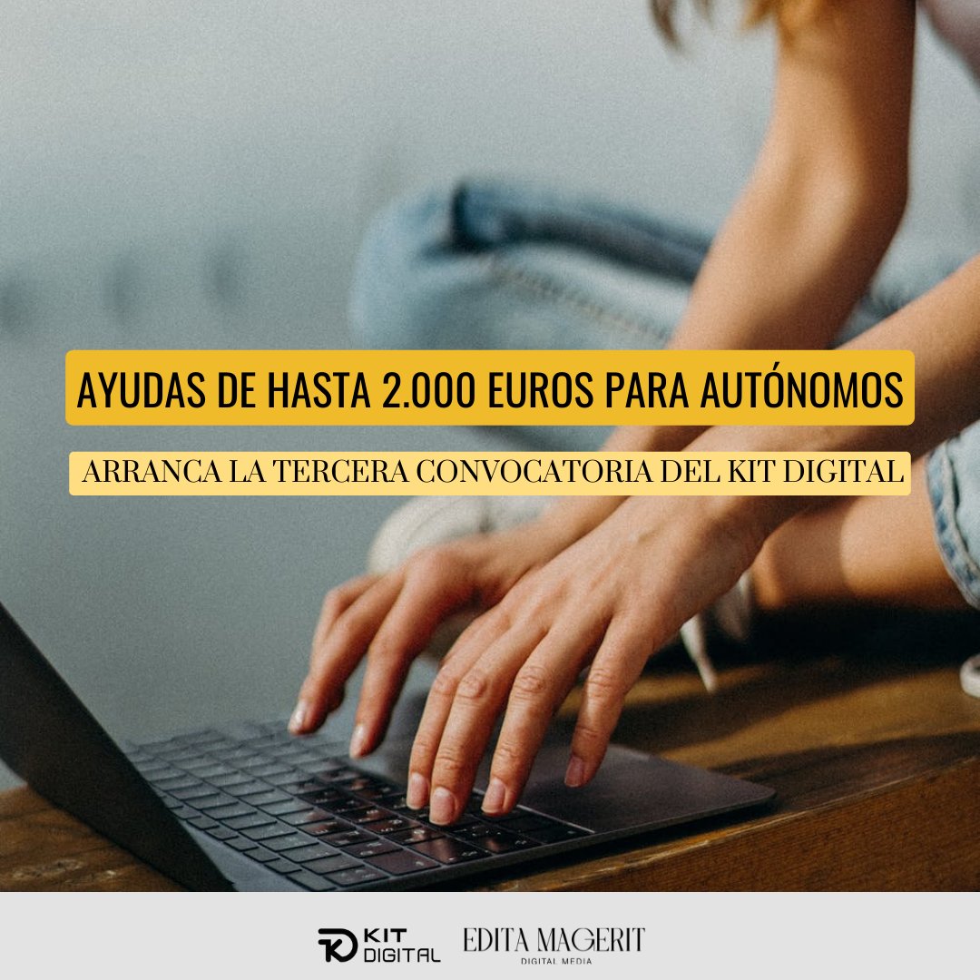 ‼️🤫 Todavía no lo sabe casi nadie, pero la tercera convocatoria del #KitDigital para autónomos y microempresas se abre este jueves 👇🏼.