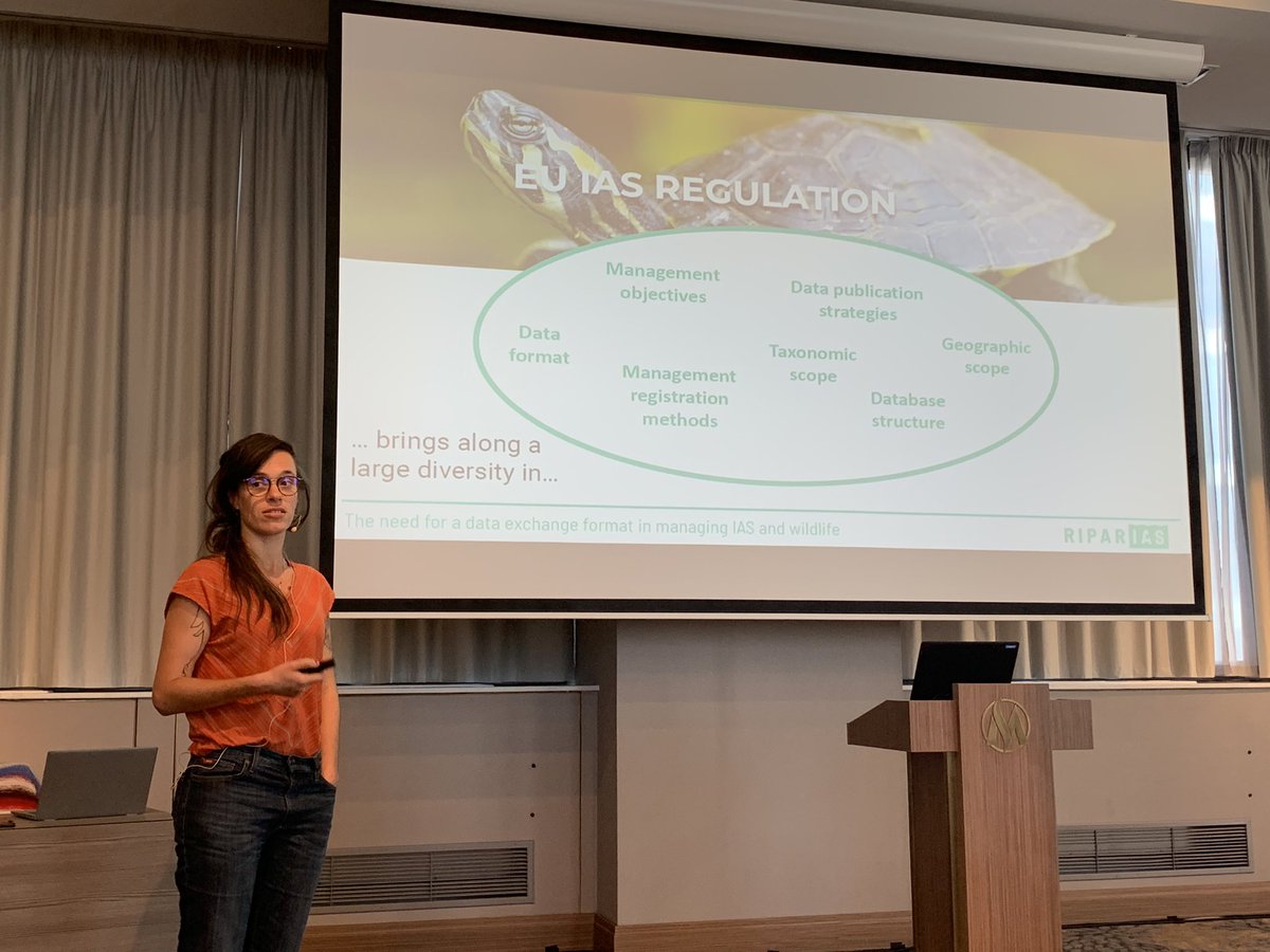 How do we best share invasive species *management information*? 🐀🪤

@lienreyserhove presents a data format developed under <a href="/LIFEriparias/">LIFE RIPARIAS</a> at #TDWG2022