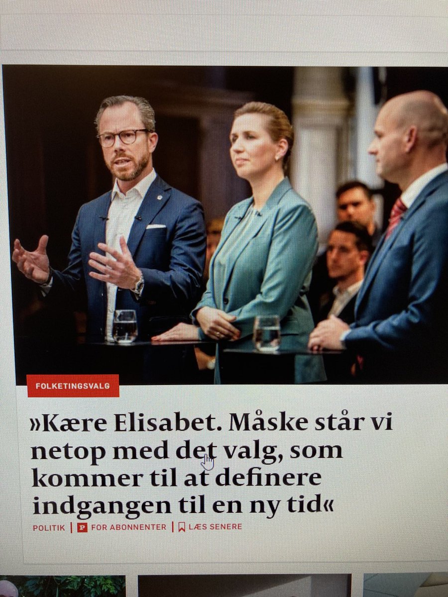 Det her er fedt - synes jeg. Valnørderne, alias ⁦<a href="/JesperClaus/">Jesper Claus Larsen</a>⁩ og jeg, chatter om troløse vælgere og partier i vildrede. 
politiken.dk/del/5aLrcAAAzl…