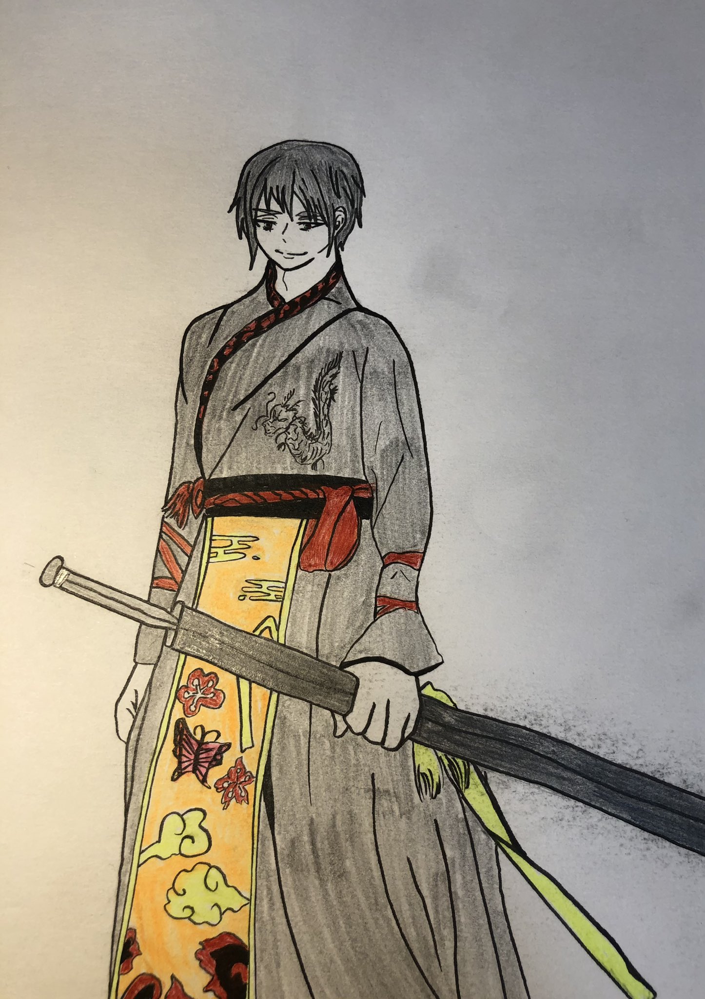 ✳近日再出品予定✴アンティーク 「中国ペア人形」✴頭手足は陶製・清朝