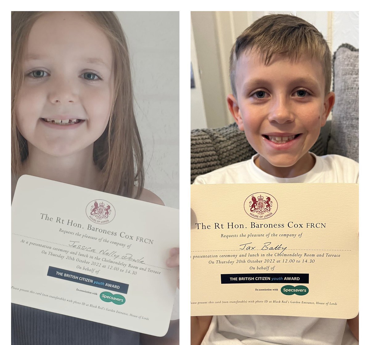 Jax87539443's tweet photo. 1 more sleep untill we head down to London to meet @JourneyStoma at the hotel ready for these 2 being honoured on Thursday. So excited to meet everyone @CitizenAwards #BCyA #BCA2022 #stepupandstandout #thepeopleshonours https://t.co/vQ7tOpOTW5