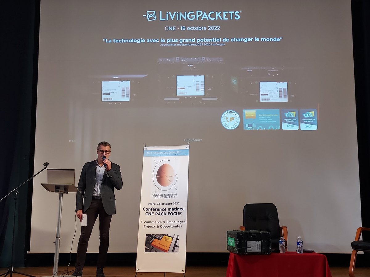 Conseil National de l'Emballage (@cne_emballage) on Twitter photo <a href="/LivingPacketsFR/">LivingPackets France</a> et son CEO Denis Mourrain présente The Box emballage reemployable lors de la matinée CNE PACK FOCUS organisée par <a href="/CNE_Emballage/">Conseil National de l'Emballage</a> <a href="/LivingPacketsFR/">LivingPackets France</a> et son CEO Denis Mourrain présente The Box emballage reemployable lors de la matinée CNE PACK FOCUS organisée par <a href="/CNE_Emballage/">Conseil National de l'Emballage</a>