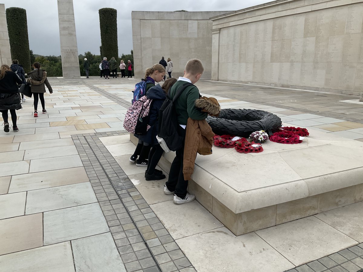 Year 6 had a wonderful time remembering those who fought for our county in WWI at the National Memorial Arboretum.  #WeWillRememberThem