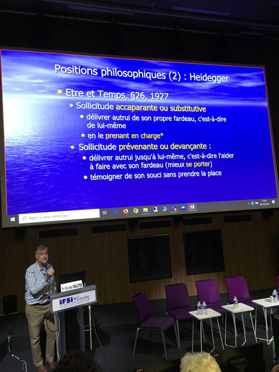 CRES_PACA's tweet photo. Colloque Prévenir le suicide : la clinique du souci par Pr Michel Walter : des positions philosophiques de Heidegger, Ricoeur et Lévinas, puis Kierkegard à l’éthique de l’inquiétude de Michel Cornu.
#collepse #preventionsuicide https://t.co/b2A3XMWcnU