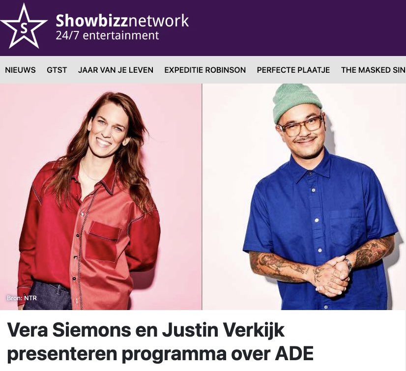 Oh hey! Zaterdag op televisie met
<a href="/verasiemons/">Vera Siemons</a>, een <a href="/ADE_NL/">AmsterdamDanceEvent</a> special op <a href="/NPO3/">NPO 3</a>! 22:00 scherp lieve kijkbuiskindertjes. Met oa Meetsysteem, Young Marco en De Schuurman.