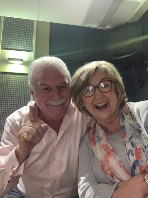 Having the craic with Lesley Garrett this morning.