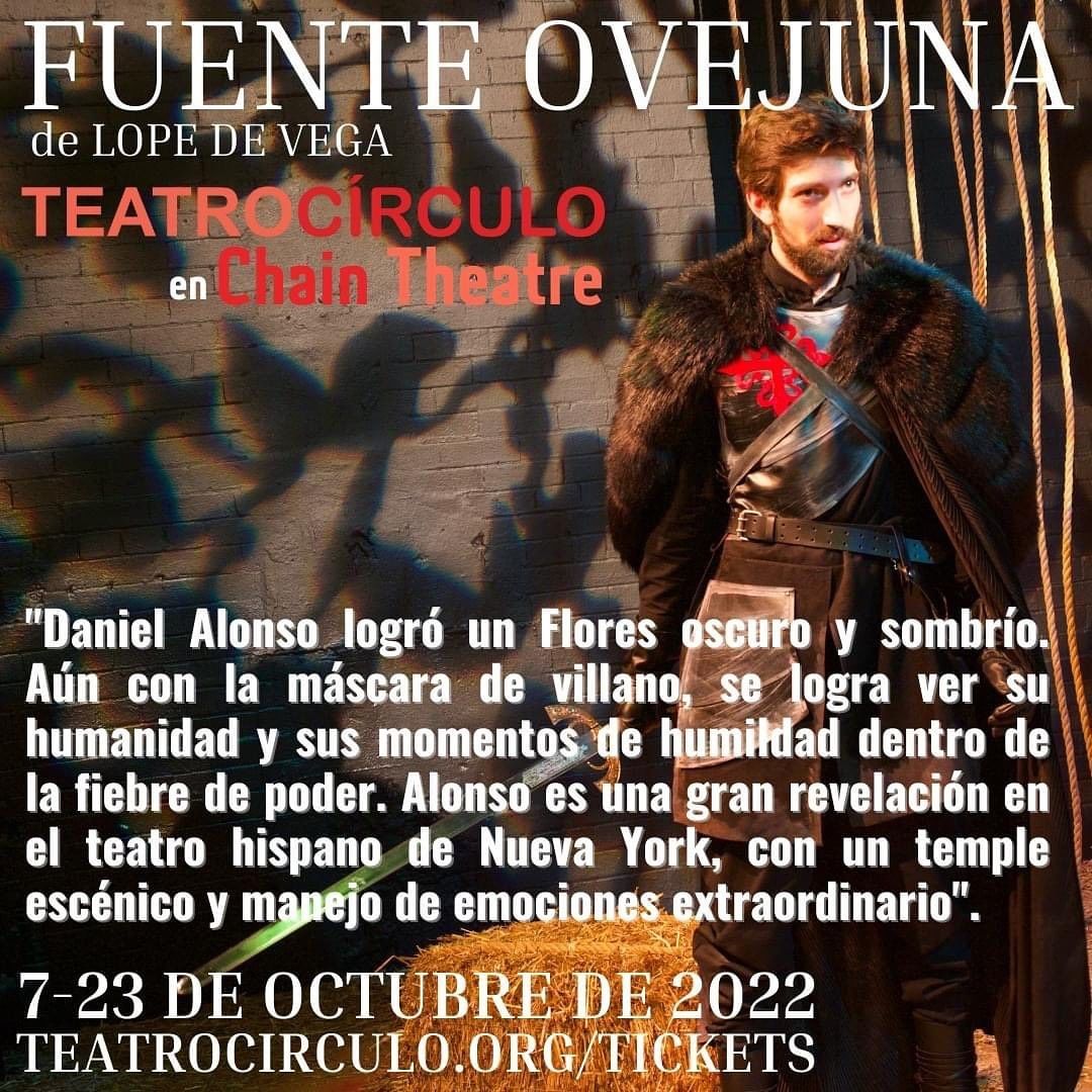 luciadelriomgmt's tweet photo. #DanielAlonso estrena #Fuenteovejuna en Nueva York con excelentes críticas✨

#TeatroCírculo
#luciadelriomanagement https://t.co/Vmj8L5XfwO