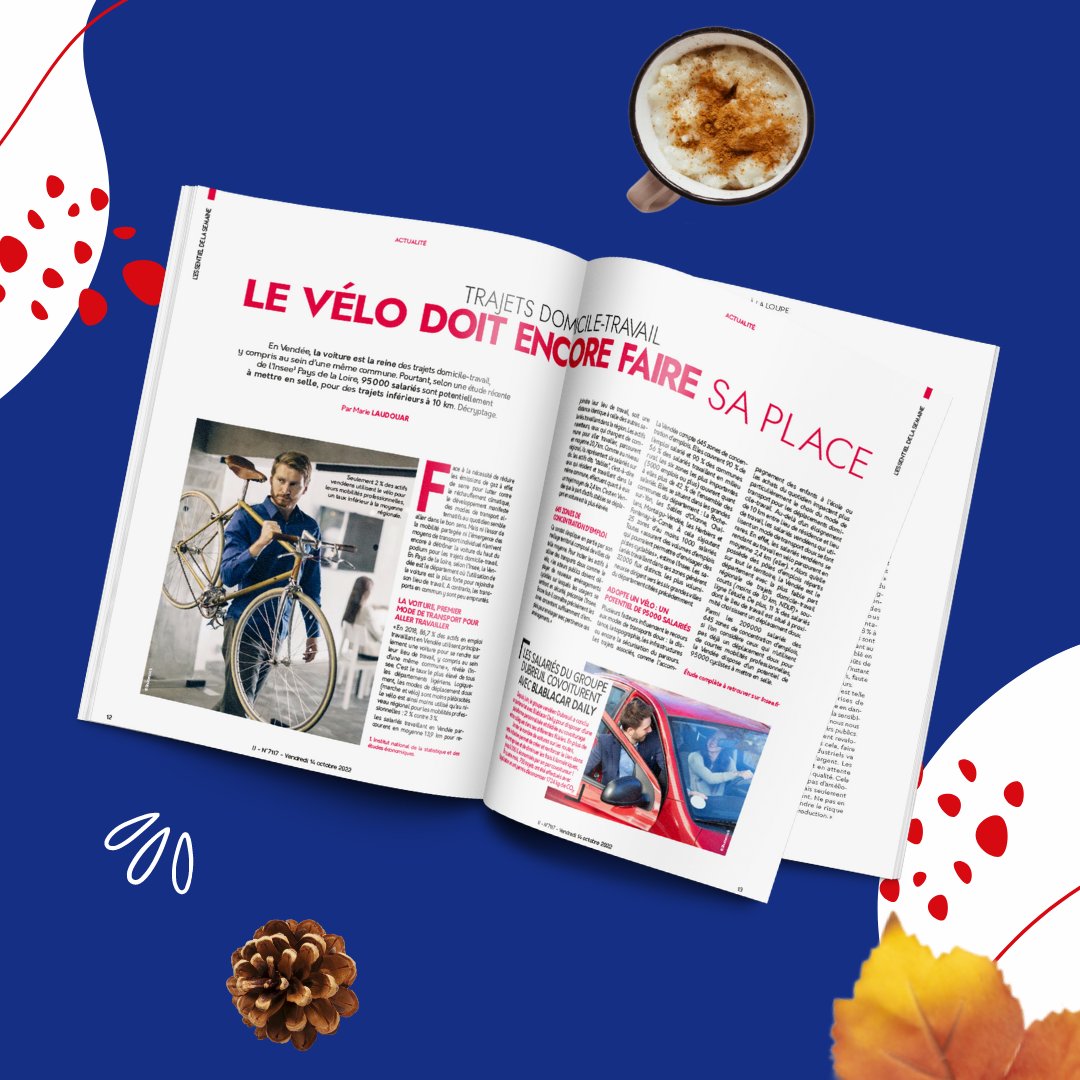 🚲 En Vendée, la voiture est la reine des trajets domicile-travail, y compris au sein d’une même commune. Pourtant, selon une étude récente de l’Insee Pays de la Loire, 95 000 salariés sont potentiellement à mettre en selle, pour des trajets inférieurs à 10 km.