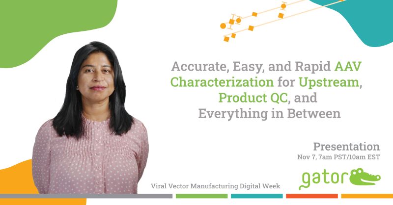 ILBiosystems's tweet photo. Learn how Gator Bio's Biolayer Interferometry technology (BLI) can assist you in reliable AAV characterization. Register now for the informative presentation by Indrani Chakraborty: https://t.co/Dqh6GT7LG1 https://t.co/MuDIpLSRO5