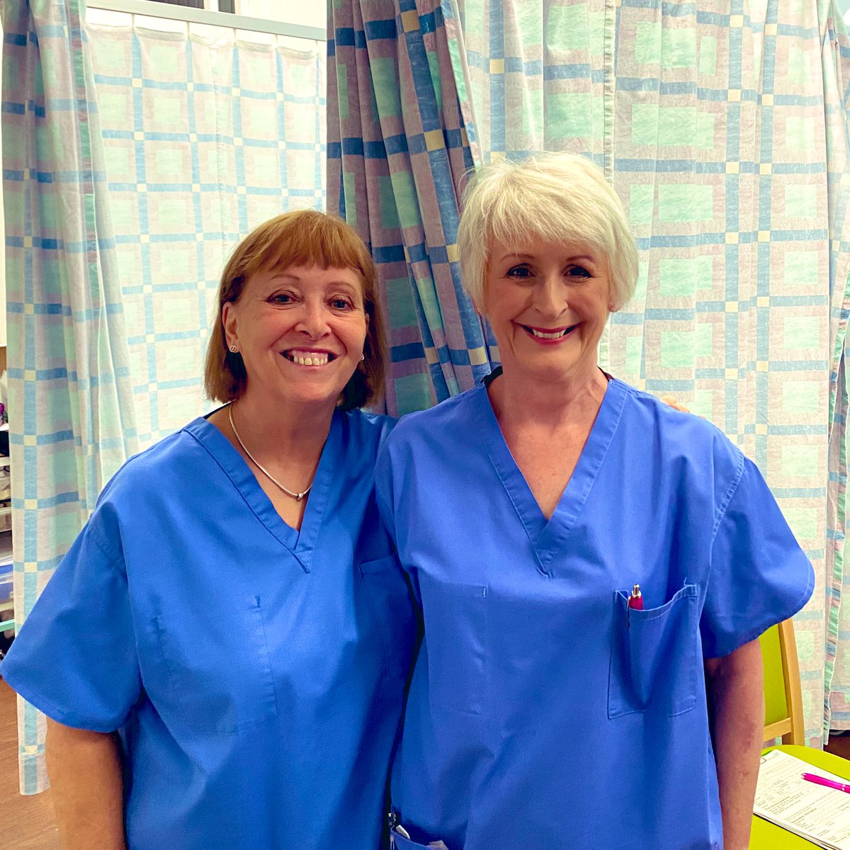 LeviBuckleyNENC's tweet photo. Lovely to see Julie and Sue back in the trust vaccinating staff. I had Covid in early September, so had to wait for my booster. Flu and Covid booster expertly and quickly done this morning! Book yours now, or see briefings for drop in sessions. @NTeesHpoolNHSFT https://t.co/frMxmlLIji