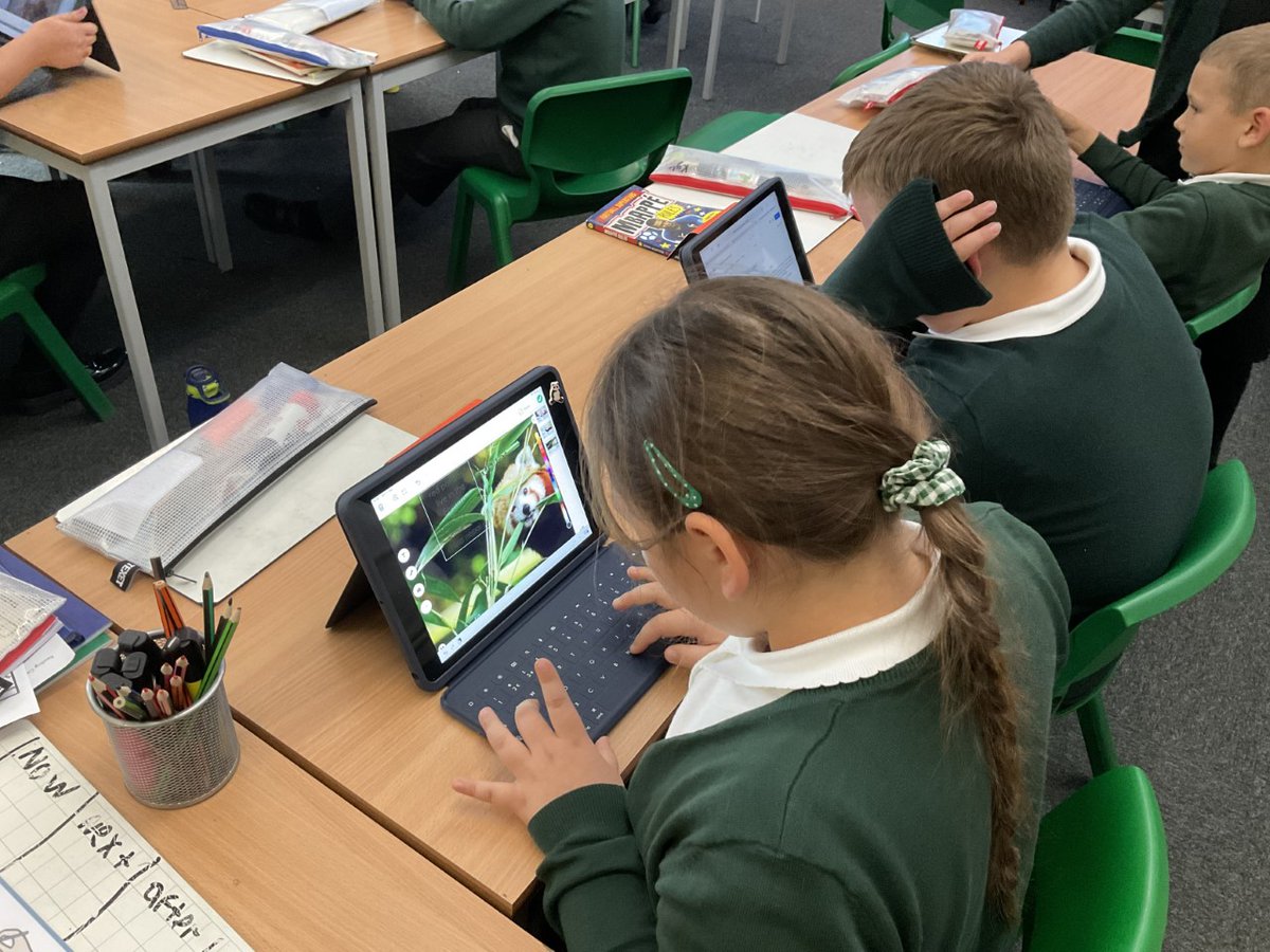 Year 4 have been busy researching rainforest animals, as part of their topic 'Beneath the Canopy.' They have been working on their oracy skills to create presentations and share them via <a href="/Seesaw/">Seesaw</a>! #oracy #rainforests