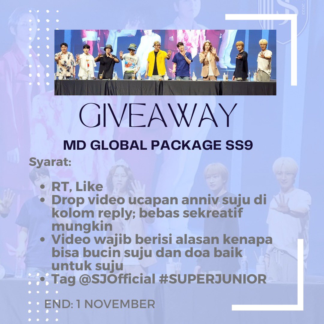 RyHyukjae's tweet photo. 🚨GIVE AWAY ALLERT🚨

💙Super Junior 17th Anniversary💙

There it is, read the rules and join 😉 https://t.co/MIeOfesrOZ