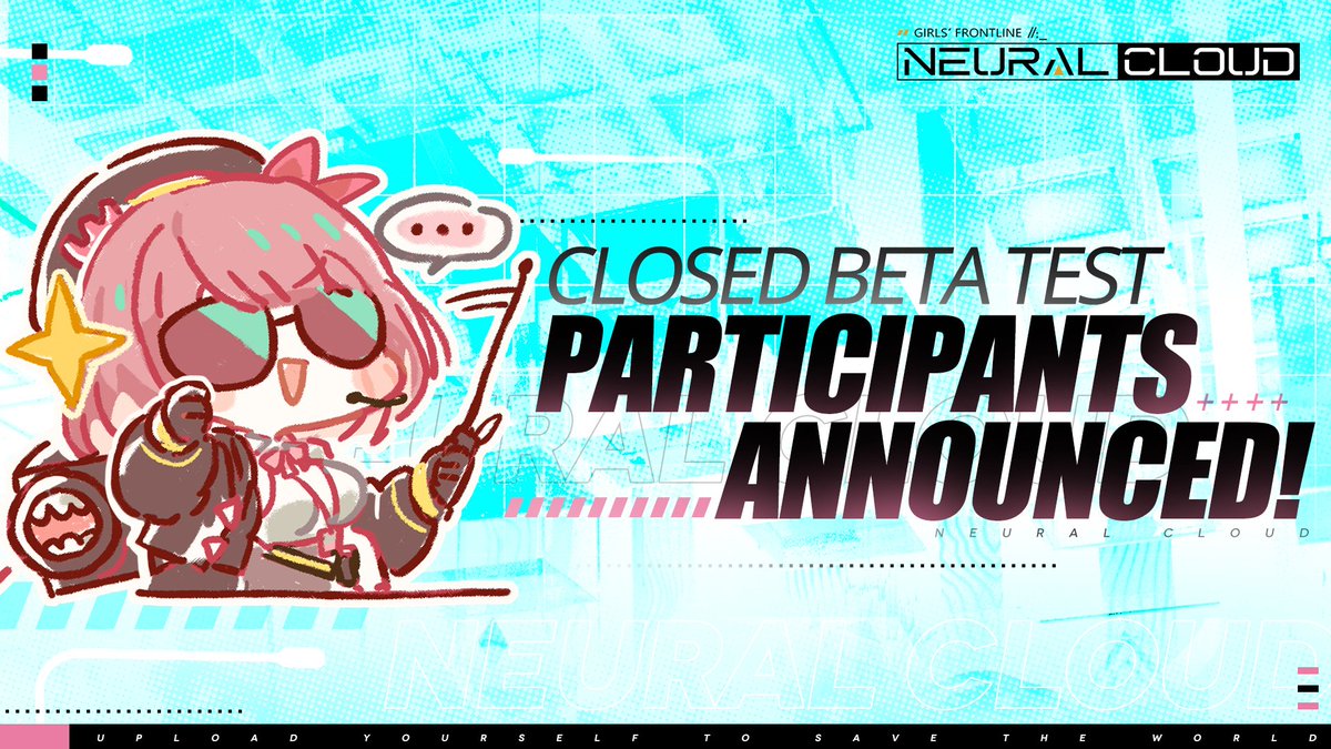 NeuralCloudEN's tweet photo. Dear Professors,
An email has been sent to those who have made it into the CBT. Please check your inbox for it and download the game if you are among the lucky ones!🎉

On top of that, another 20 Professors who have retweeted this tweet will be selected to take part in the CBT!🎁 https://t.co/F6AnWivxUs