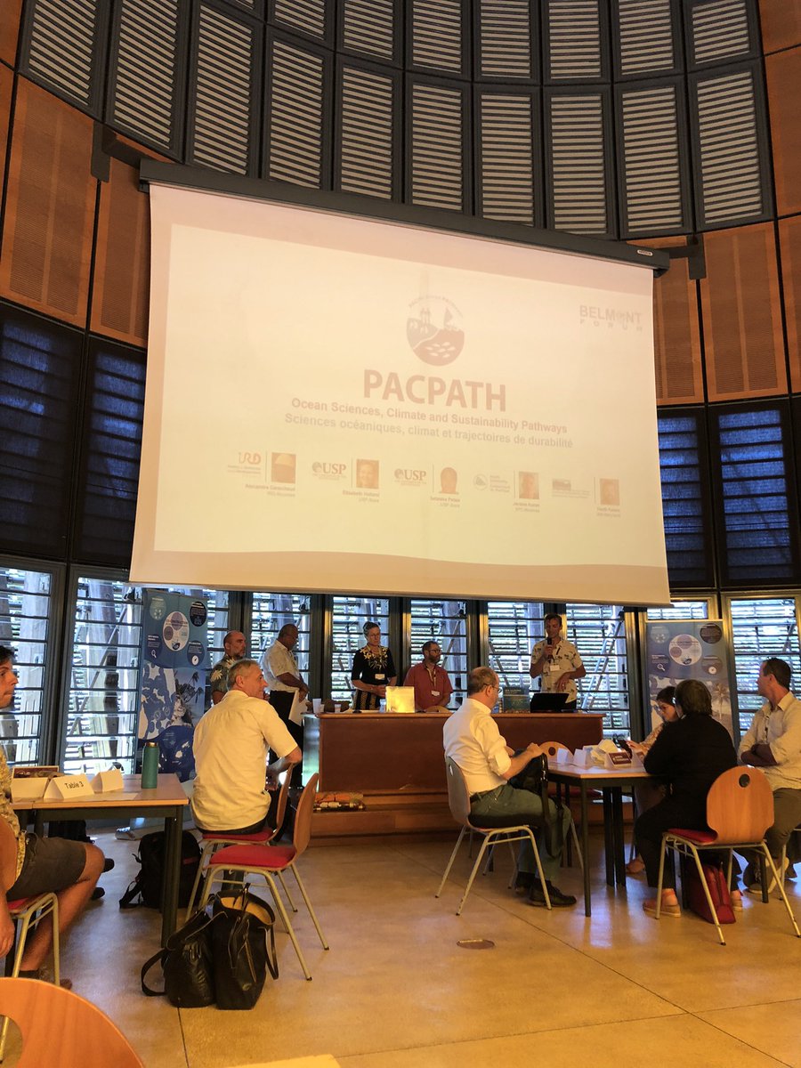 IAN_UMCES's tweet photo. This week, some of our staff are attending a #PACPATH workshop in Nouméa, New Caledonia. PACPATH is a #transdisciplinary partnership  seeking to build a #sustainable future for the #southpacific. Stay tuned for updates! #umcesian #scicomm https://t.co/cCJ5THEzX5