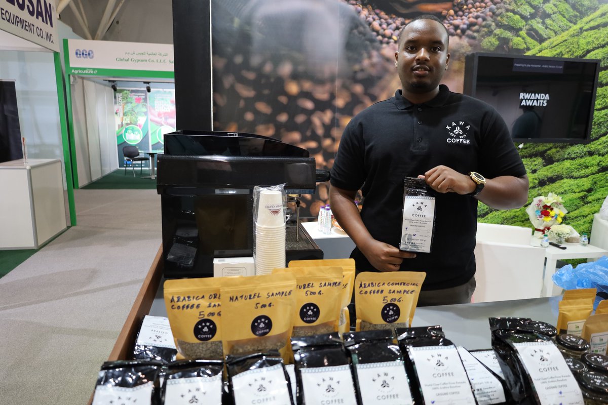RDBrwanda's tweet photo. Exporters dealing in tea, coffee, horticulture and agro-processing hope to establish new trade connections and exchange knowledge at the exhibition. #SaudiAgriculture https://t.co/Z5pmJupJrE