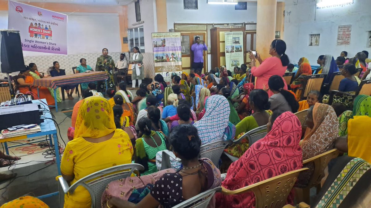 sndeep's tweet photo. In #vadodara dist #gujarat we launched a collective effort for entitlements &amp; rights of single women. 300 single women joined.Planned till Dec'22, this effort to get entitlements &amp; ask for policy for Single Women would cover 10 dist of Gujarat. #SingleButNotAlone #womensshare https://t.co/8C9ObkmaDv