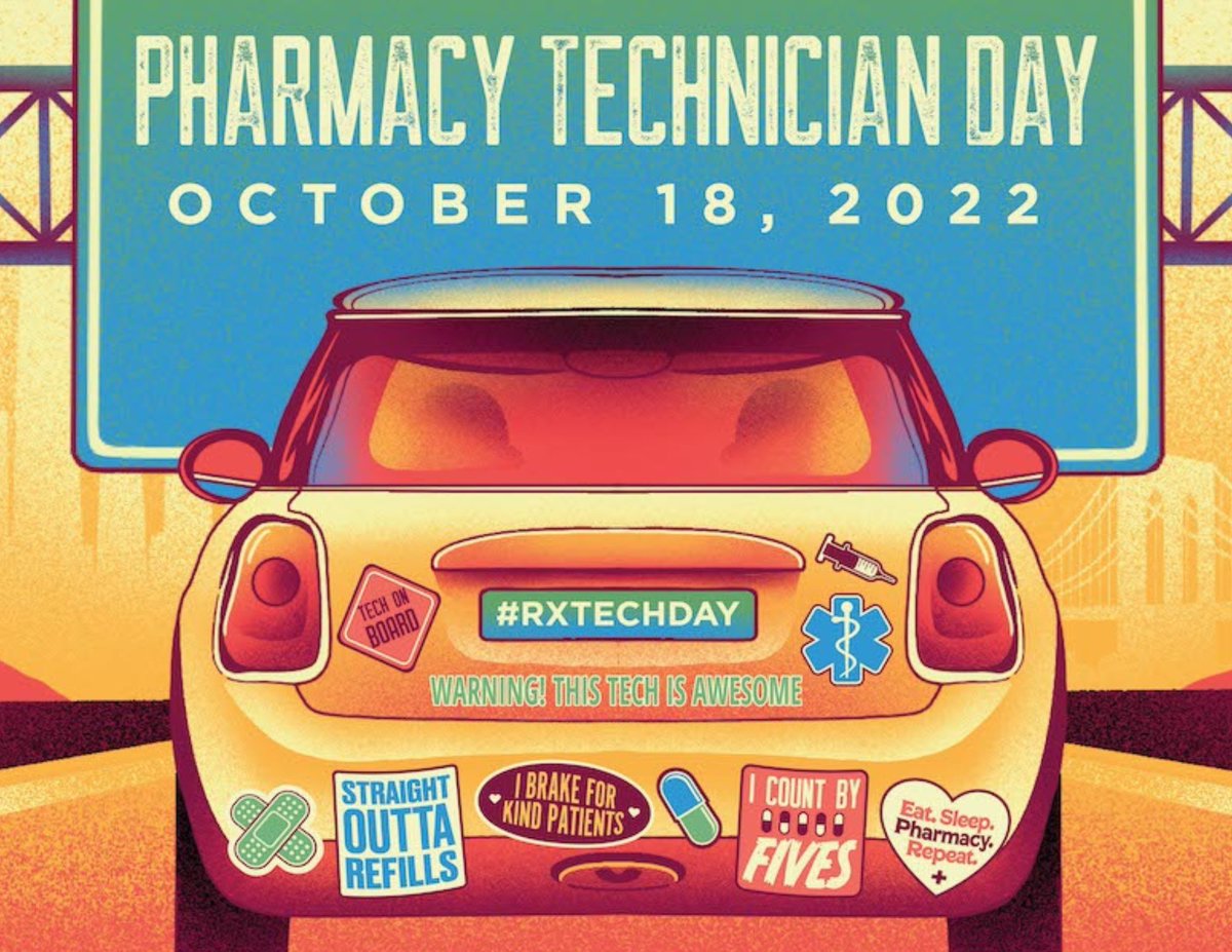 VikkiBurnell's tweet image. Happy #pharmacytechnicianday to all techs, students and Dispensers out there!! You all do such an amazing job!! Thank you 😊 

#rxtech #pharmacytech #technician #celebratingsuccess