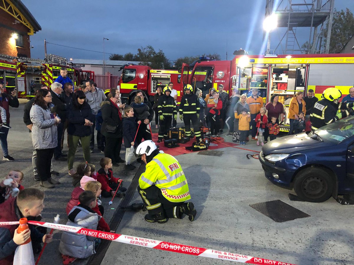 👨‍🚒🚒FIRE STATION OPEN NIGHT👨‍🚒🧯

As part of Fire Safety Week 2022, Carlow County Fire Service will be holding an open night in each of our Fire Stations, Carlow Town, Bagenalstown, Tullow and Hacketstown this Thursday night, October 21st from 6pm until 7:30pm

#22FSW #STOPFIRE