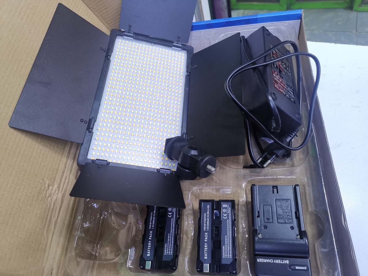Led light kit pro 800. Two set of battery, charger, battery charger
Price 9500
Contact on 0717622304