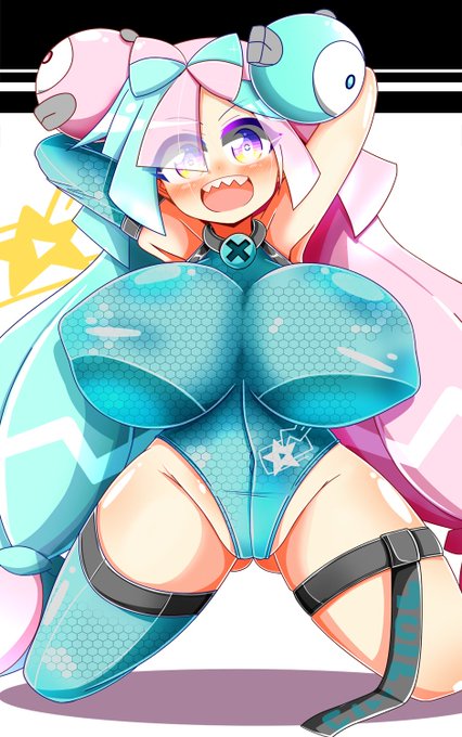 ポケモンのナンジャモちゃんの中身がシュレディンガーのハイレグと聞いたので描きました 